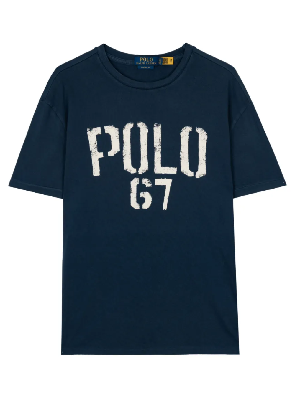 RALPH LAUREN Classic Fit Jersey Graphic T-Shirt Dark Cobalt