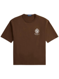 RALPH LAUREN Relaxed Fit Jersey Graphic T-Shirt Branch Brown
