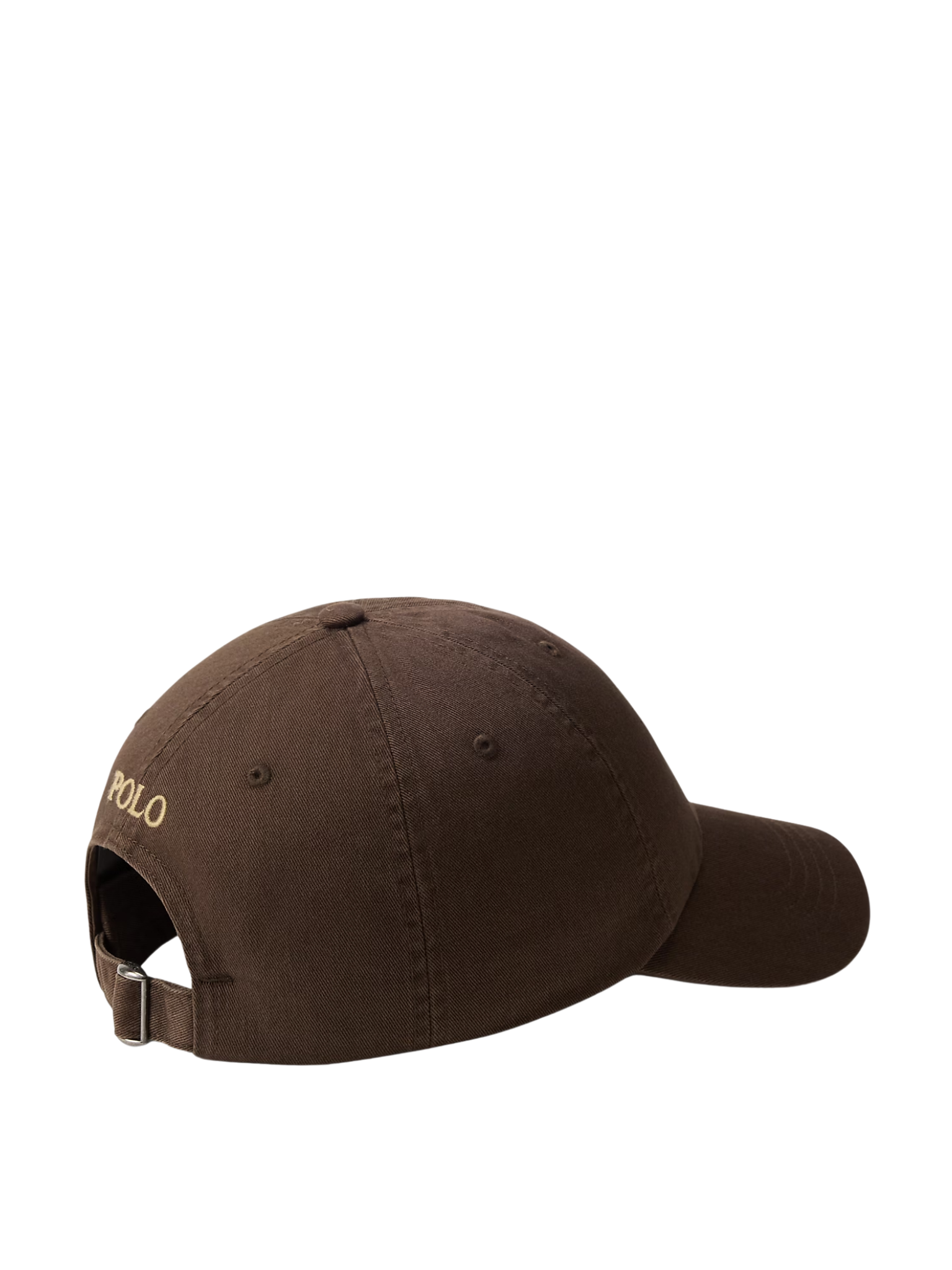 RALPH LAUREN WOMEN The Iconic Cotton Chino Ball Cap Nutmeg Brown