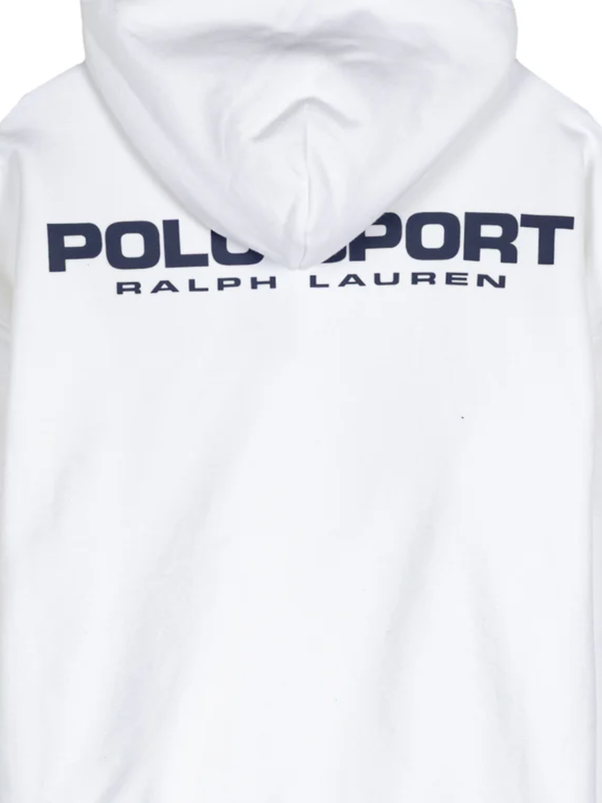 RALPH LAUREN Relaxed Fit Polo Sport Fleece Hoodie White