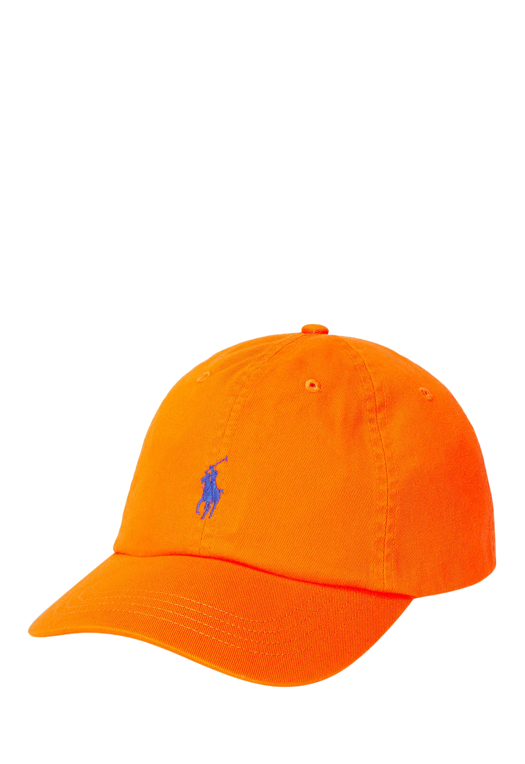 RALPH LAUREN WOMENS The Iconic Cotton Chino Ball Cap Sailing Orange
