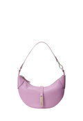 RALPH LAUREN WOMEN Polo ID Pebbled Mini Shoulder Bag Soft Lilac