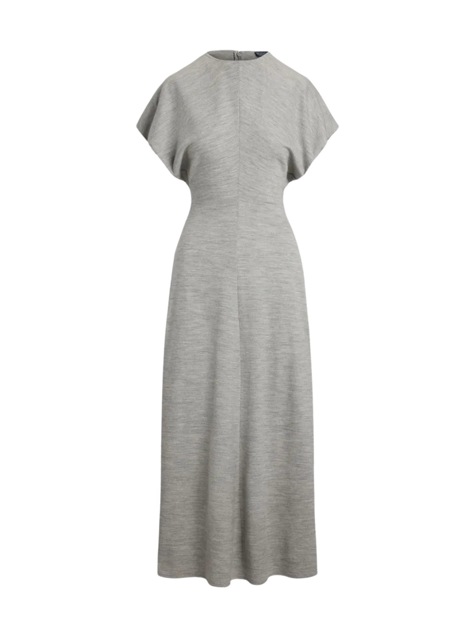 RALPH LAUREN WOMEN Wool-blend Dolman Dress Light Smoke Heather