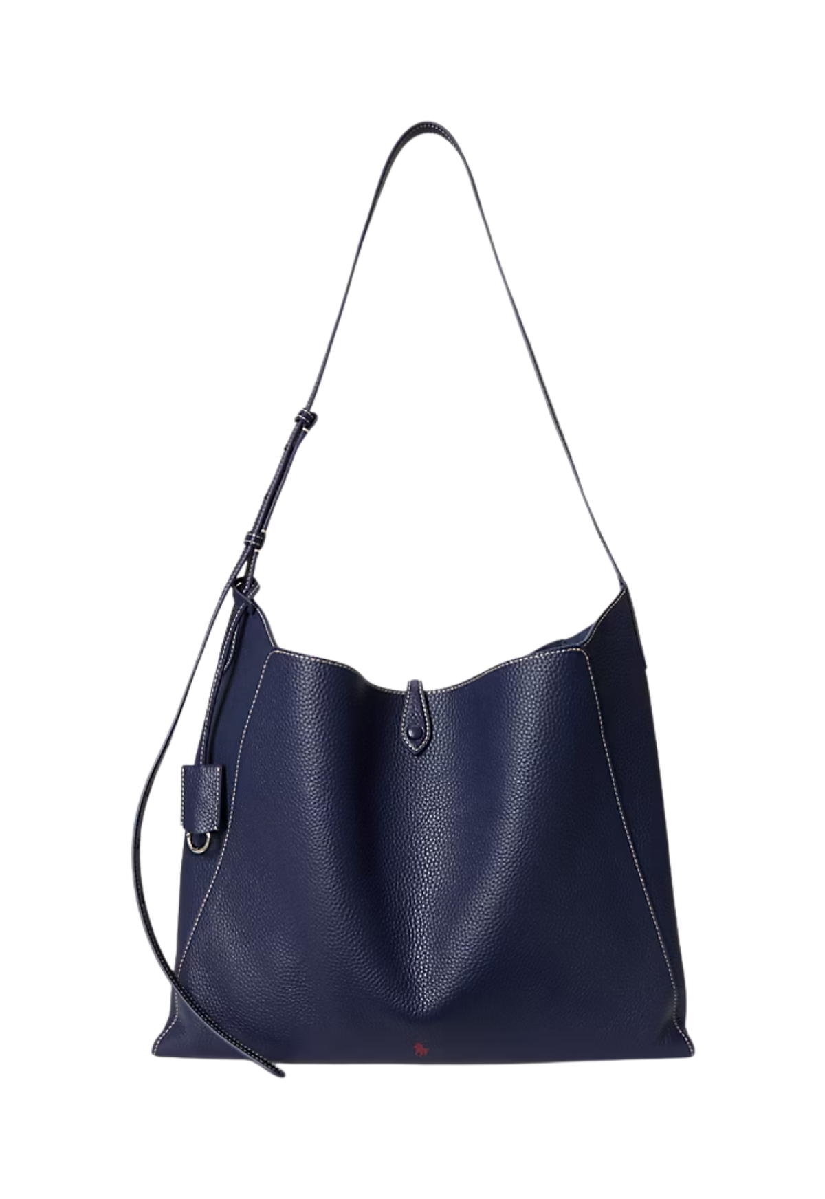 RALPH LAUREN WOMEN Polo Play Leather Messenger Bag Ink