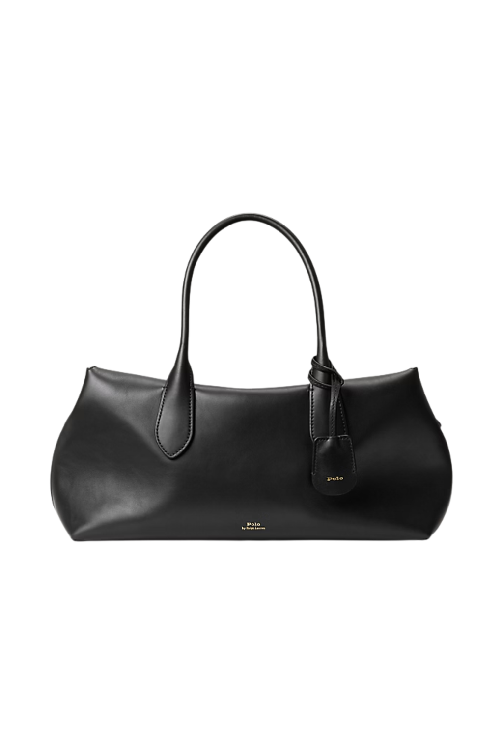 RALPH LAUREN WOMEN Bellport Leather Satchel Black