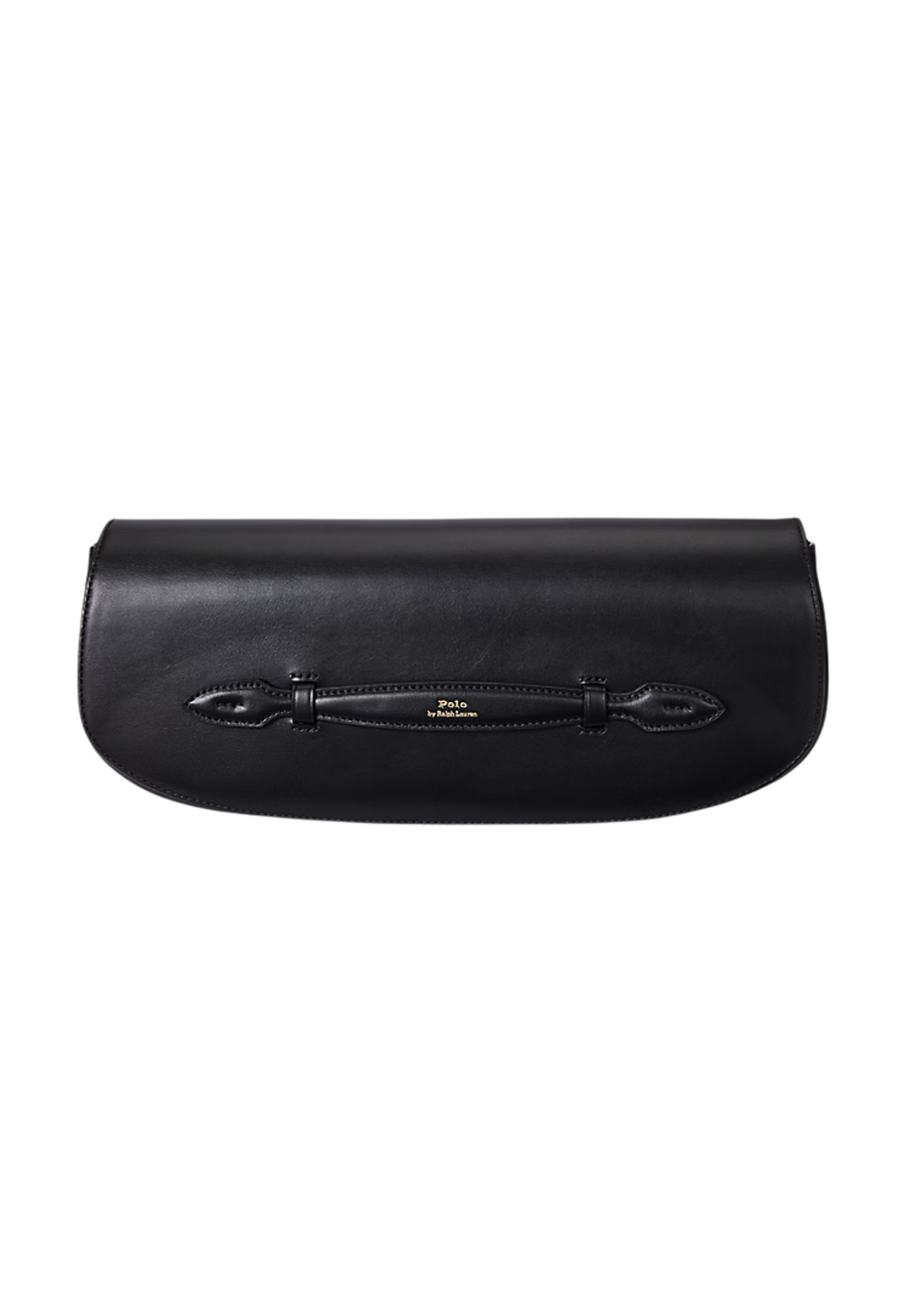 RALPH LAUREN WOMEN Bellport Leather Long-Flap Clutch Black