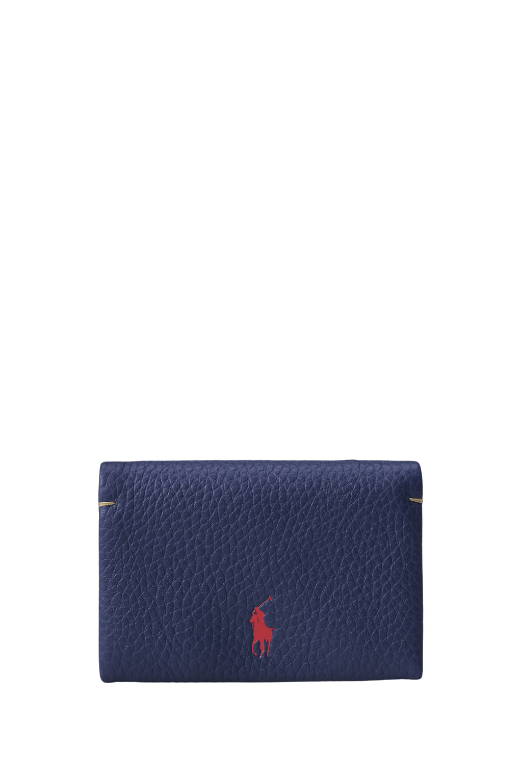 RALPH LAUREN WOMENS Polo Play Leather Snap Card Case Ink