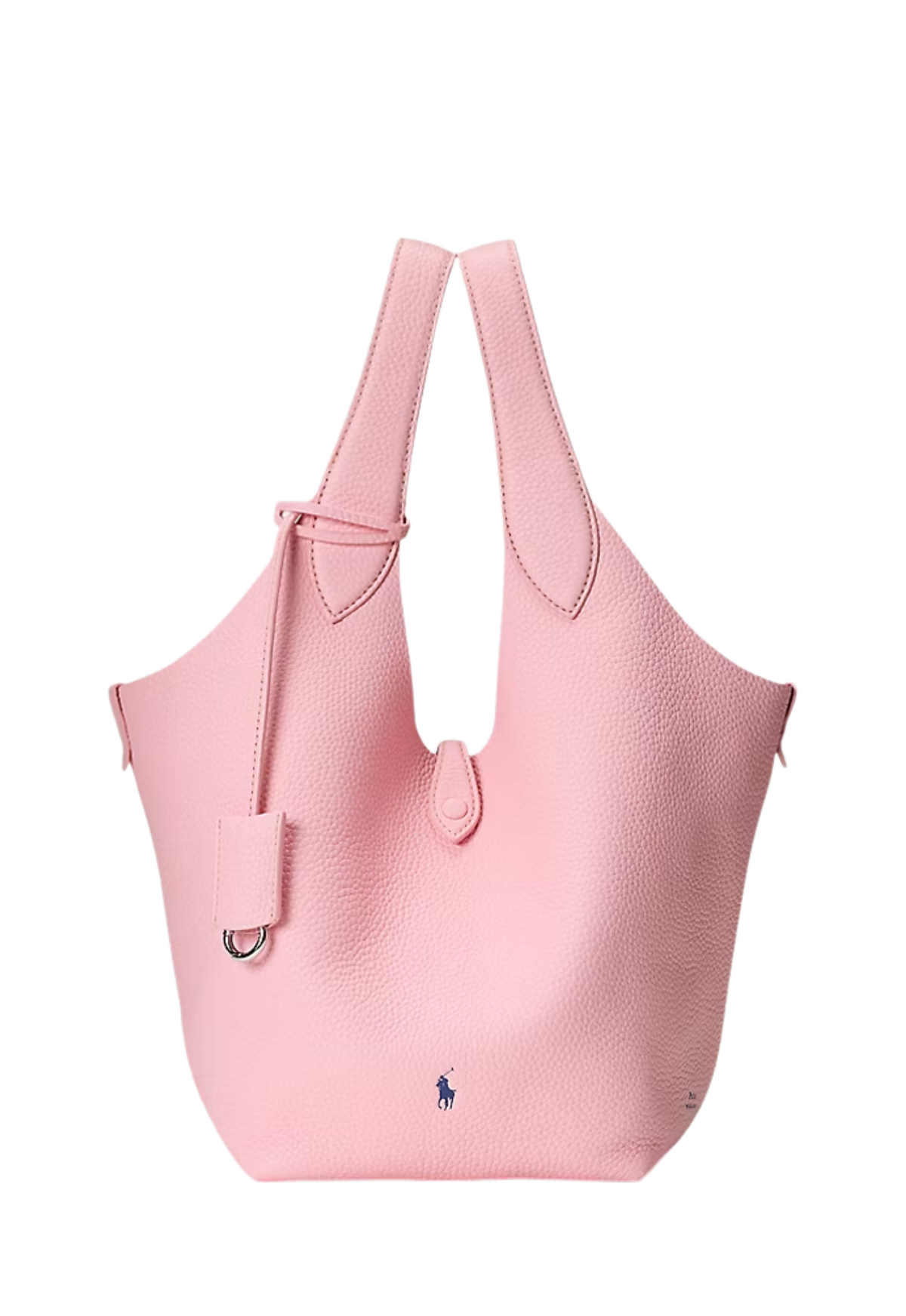 RALPH LAUREN WOMEN Polo Play Leather Tote Cotton Candy