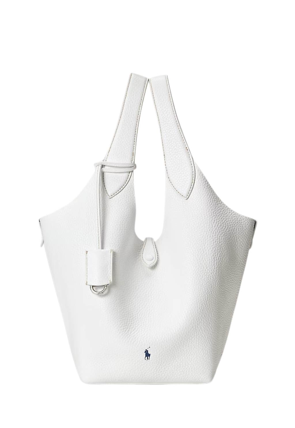 RALPH LAUREN WOMENS Polo Play Leather Tote Paper