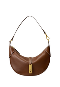 RALPH LAUREN WOMEN Polo ID Calfskin Mini Shoulder Bag Cuoio