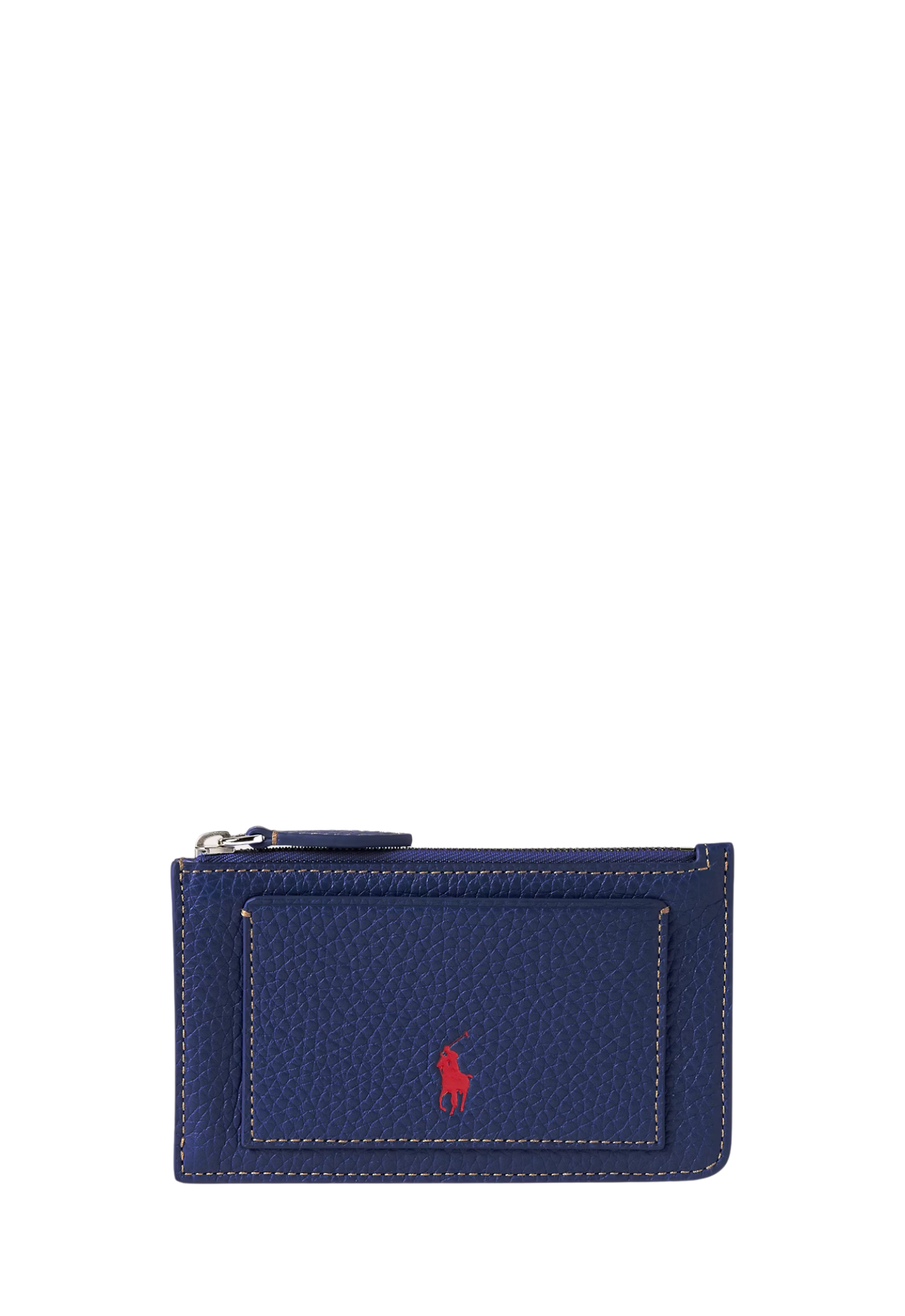 RALPH LAUREN WOEMNS Polo Play Leather Zip Card Case Ink