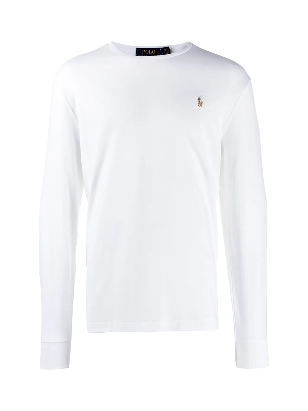 RALPH LAUREN Custom Slim Fit Cotton T-Shirt White