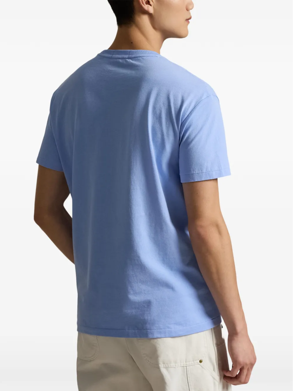RALPH LAUREN Custom Slim Fit Polo Bear T-Shirt Austin Blue