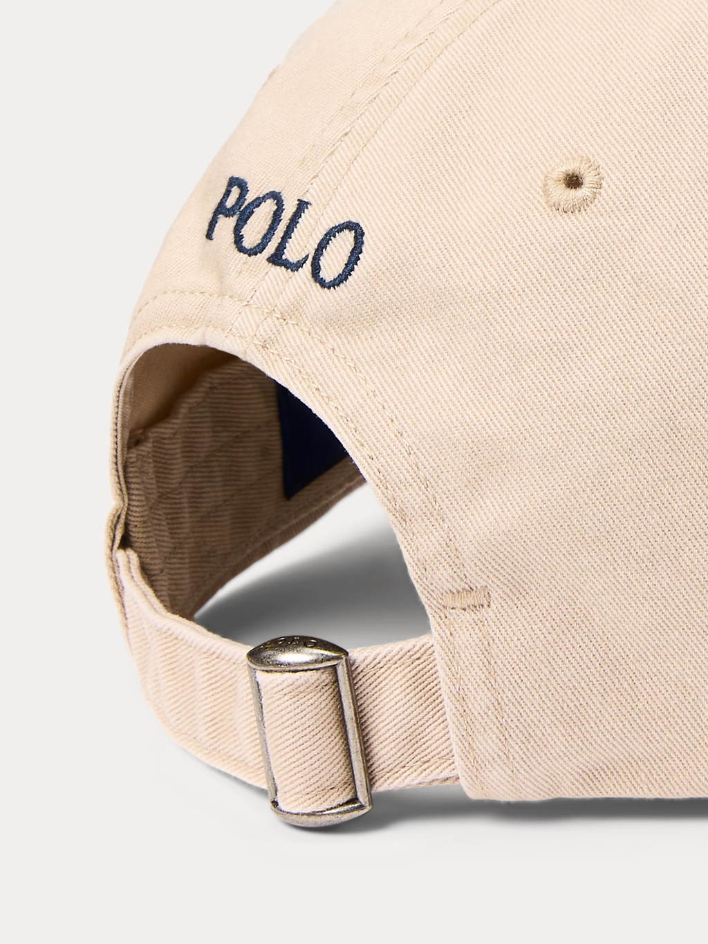 RALPH LAUREN Cotton Chino Baseball Cap Nubuck/Relay Blue