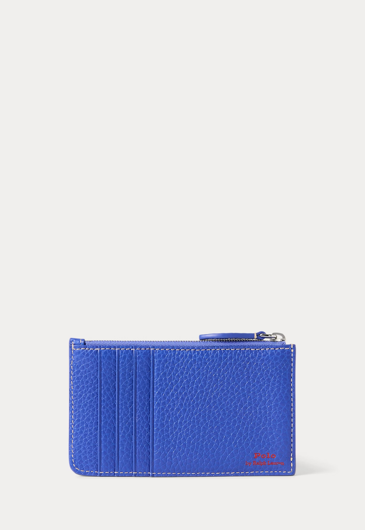 RALPH LAUREN WOMENS Polo Play Leather Zip Card Case Jellyfish