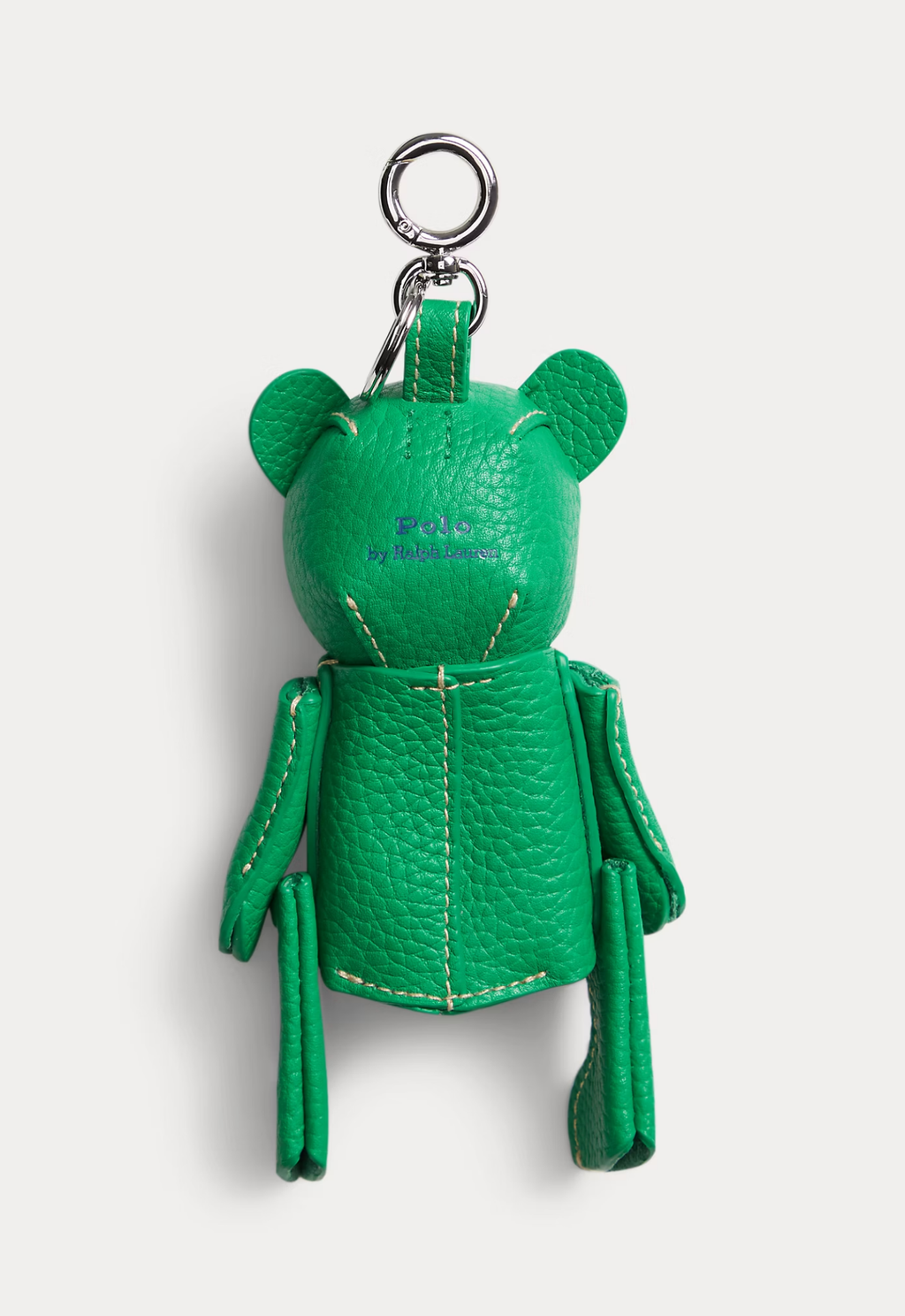 RALPH LAUREN WOMENS Polo Bear Leather Bag Charm Parrot