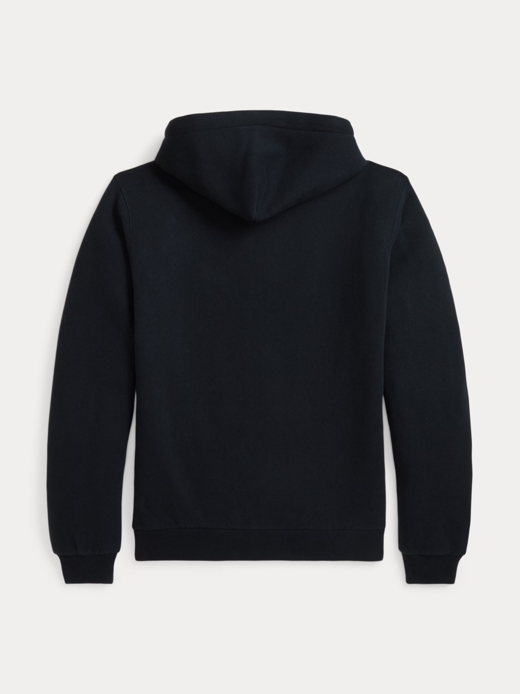 RALPH LAUREN WOMEN Fleece Full-Zip Hoodie Polo Black