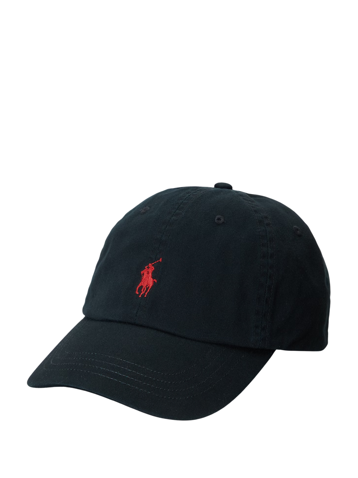 RALPH LAUREN Cotton Chino Baseball Cap Polo Black