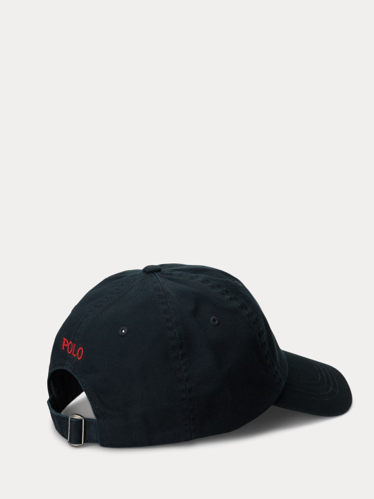 RALPH LAUREN Cotton Chino Baseball Cap Polo Black