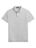 RALPH LAUREN The Iconic Custom Slim Fit Mesh Polo Spring Heather