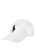 RALPH LAUREN Big Pony Chino Ball Cap White