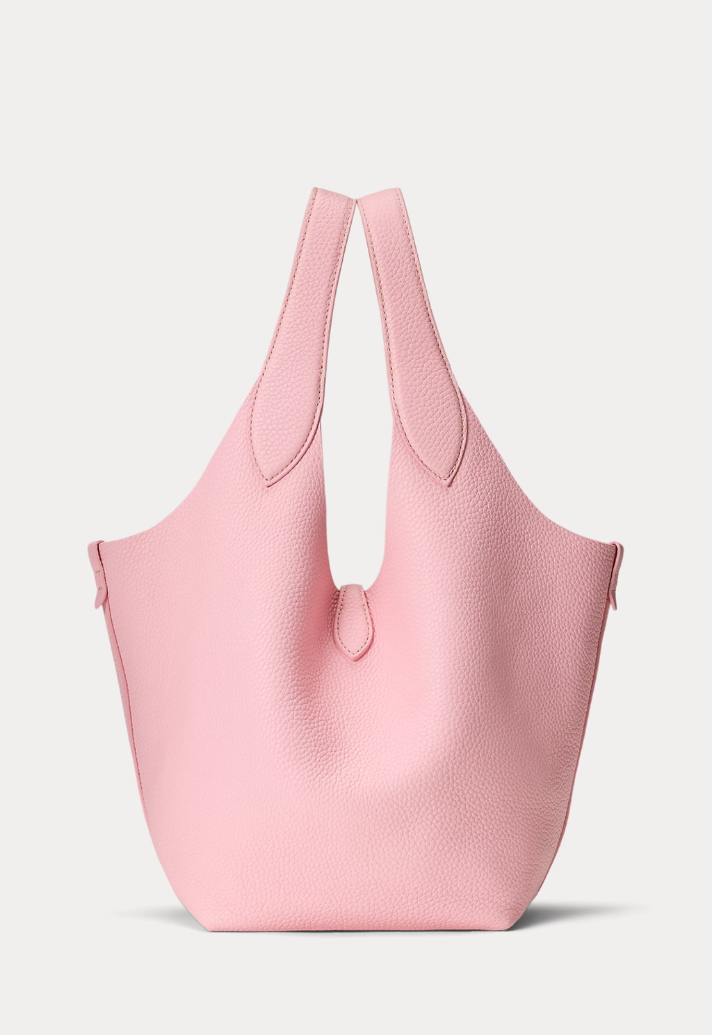 RALPH LAUREN WOMEN Polo Play Leather Tote Cotton Candy