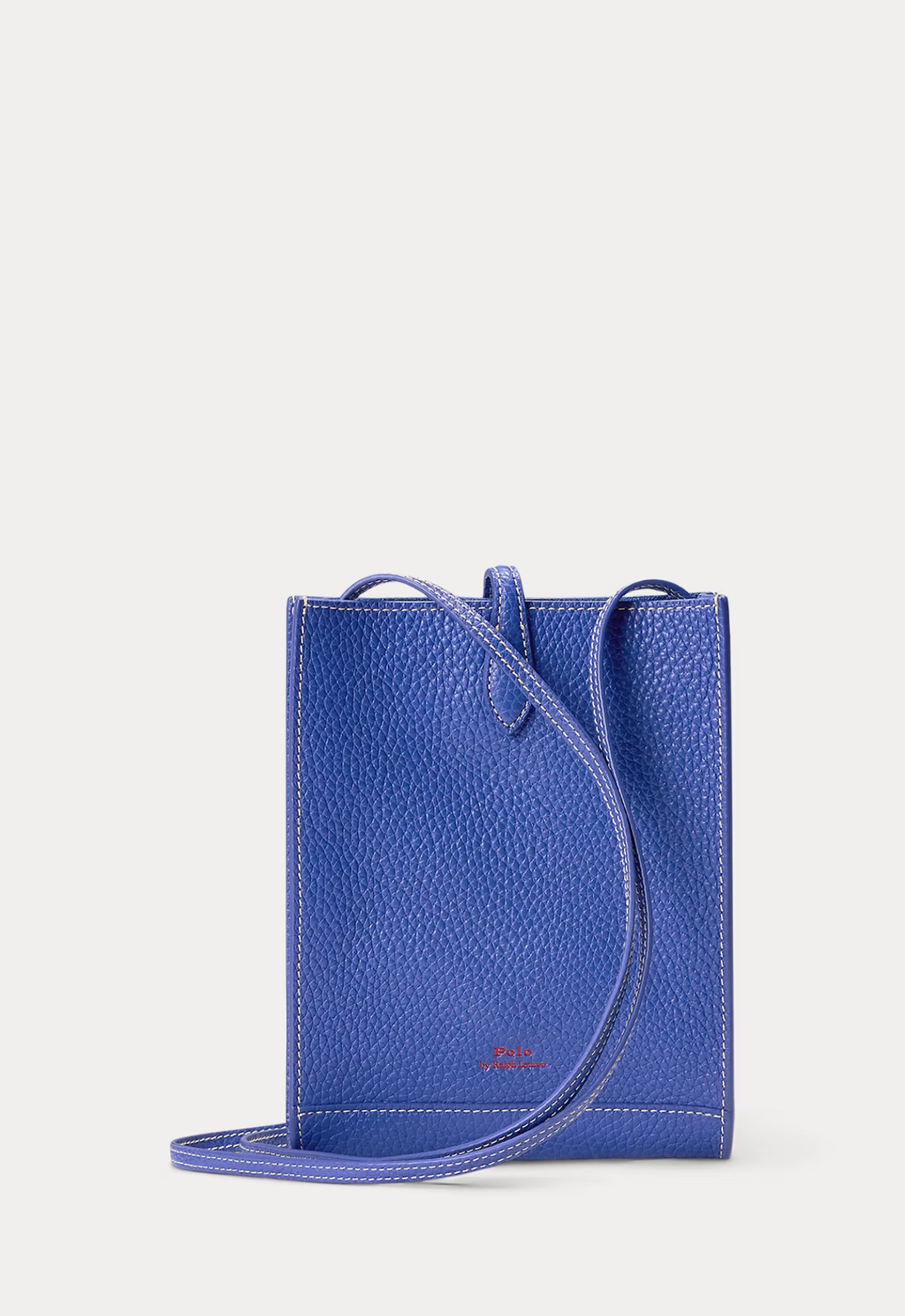 RALPH LAUREN WOMENS Polo Play Leather Pocket Crossbody Jellyfish