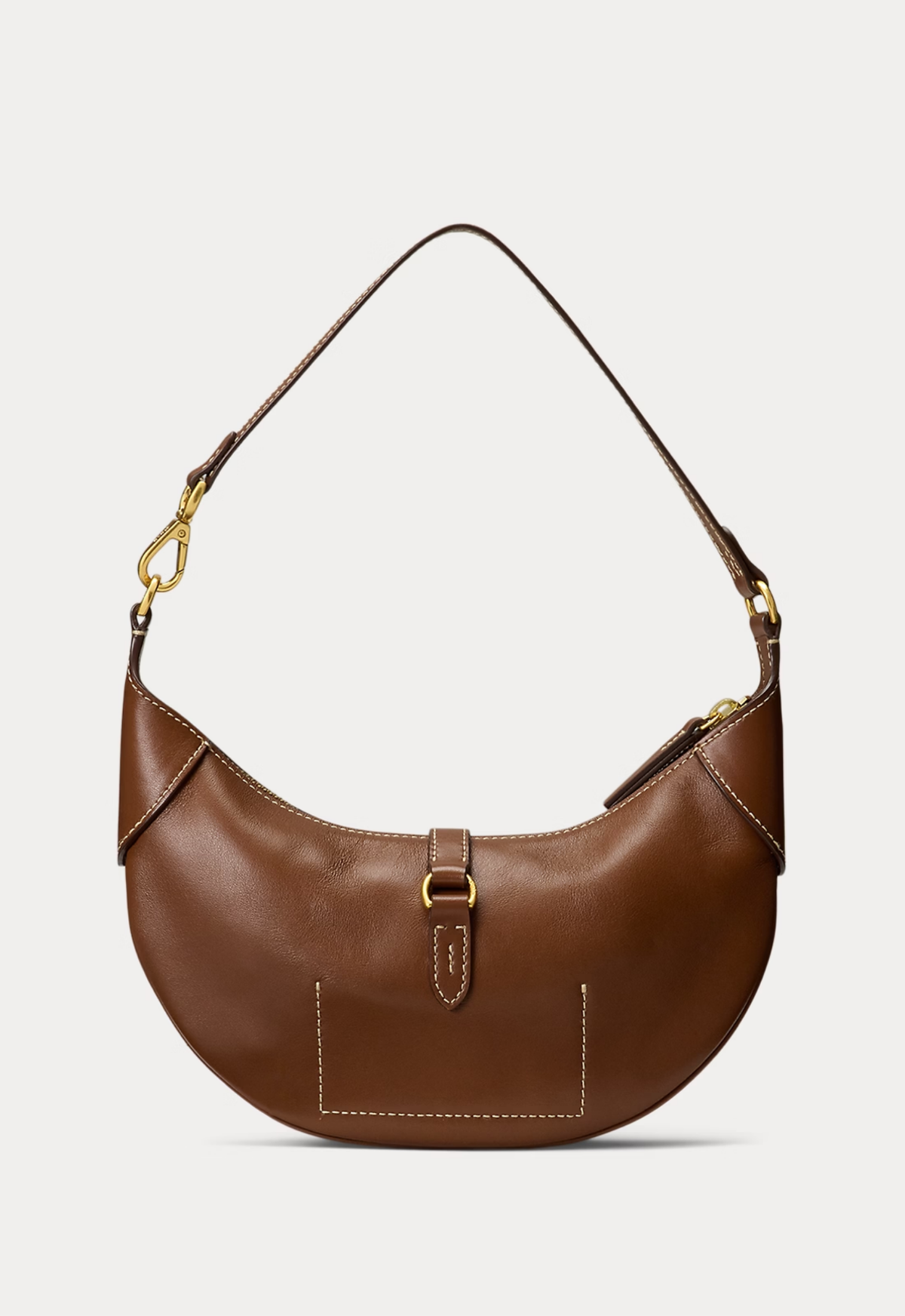 RALPH LAUREN WOMEN Polo ID Calfskin Mini Shoulder Bag Cuoio
