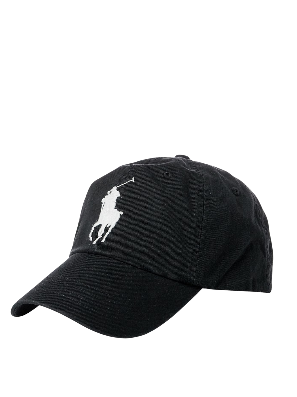 RALPH LAUREN Big Pony Chino Ball Cap Black