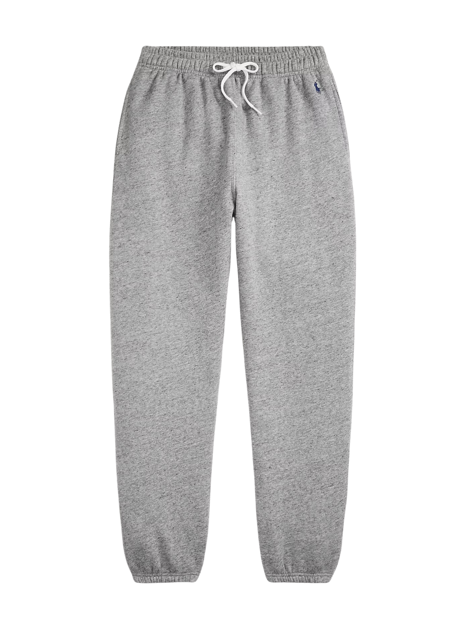 RALPH LAUREN WOMEN Fleece Drawstring Tracksuit Bottoms Dark Vintage Heather