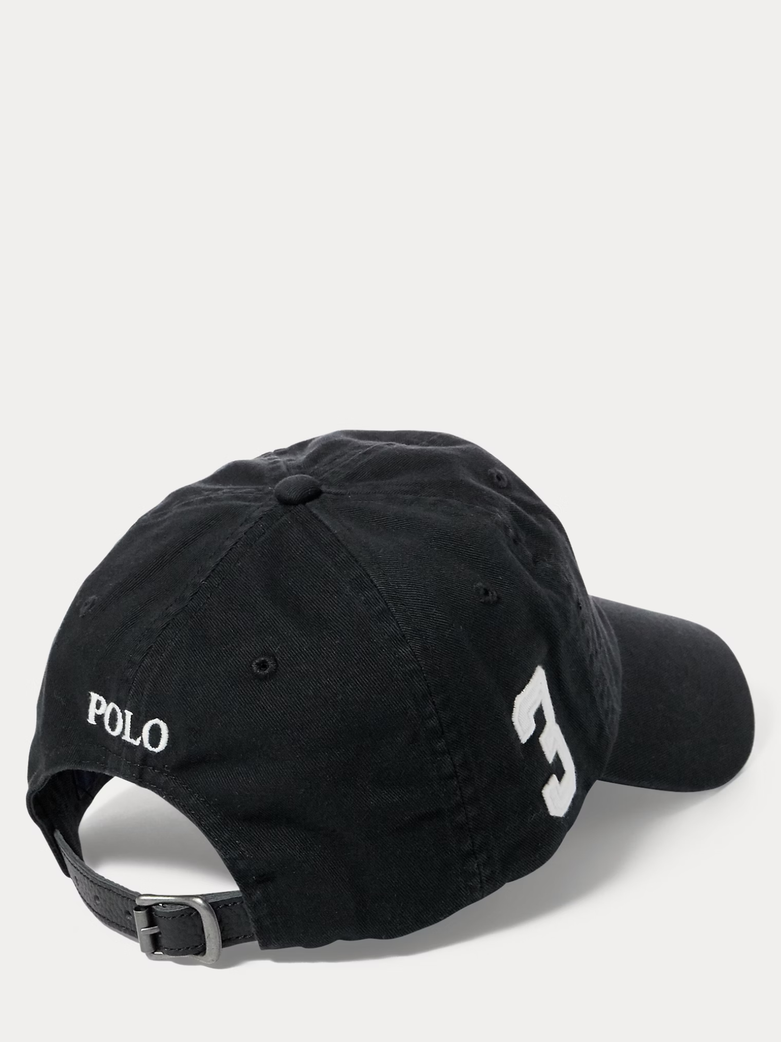RALPH LAUREN Big Pony Chino Ball Cap Black