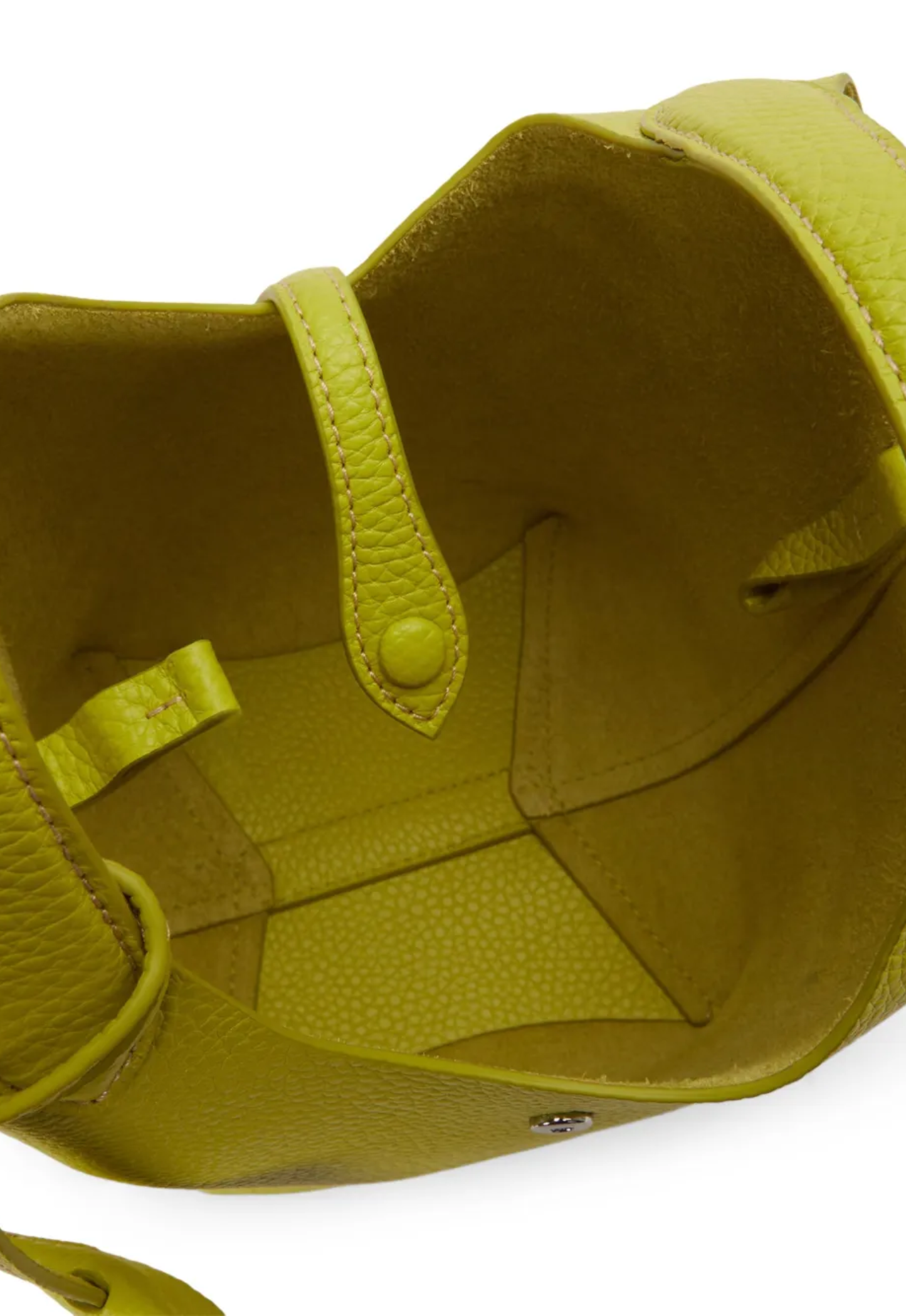 RALPH LAUREN WOMEN Polo Play Leather Tote Limeade