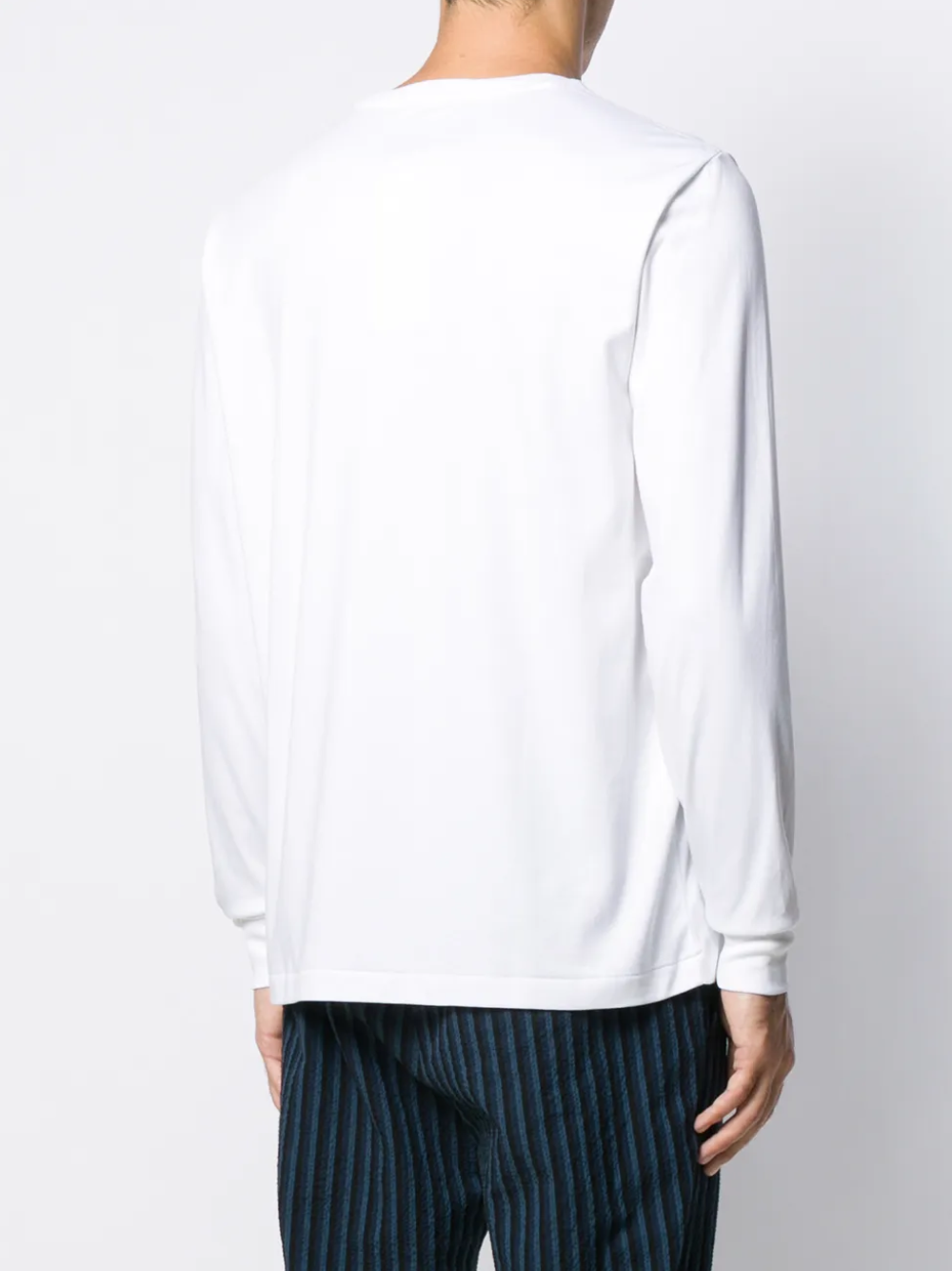 RALPH LAUREN Custom Slim Fit Cotton T-Shirt White