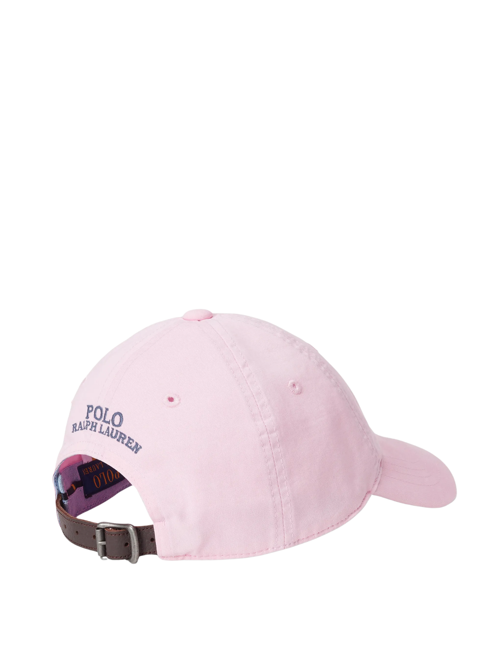 RALPH LAUREN WOMEN Stretch Cotton Twill Pony Ball Cap Carmel Pink