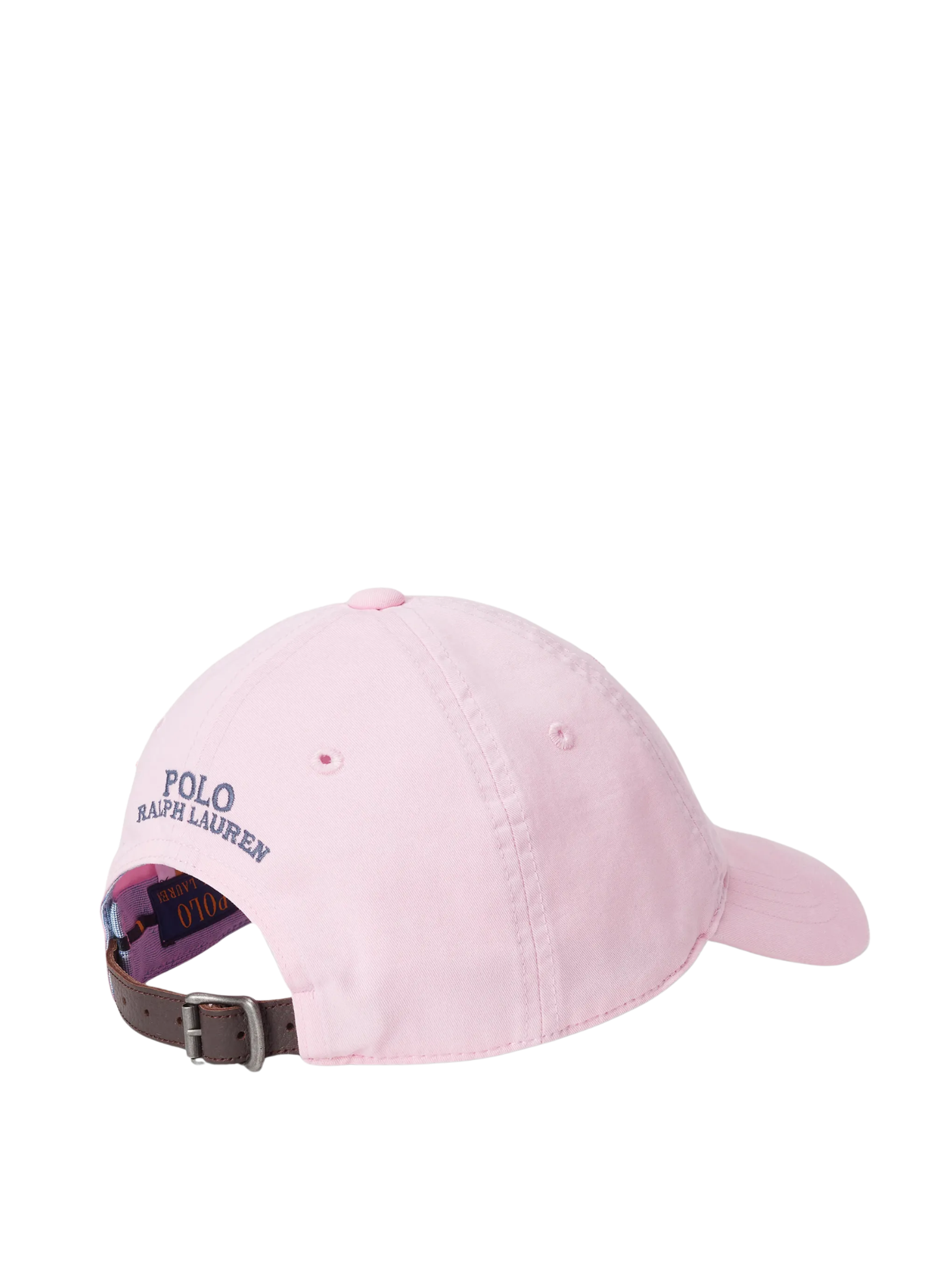 RALPH LAUREN WOMEN Stretch Cotton Twill Pony Ball Cap Carmel Pink