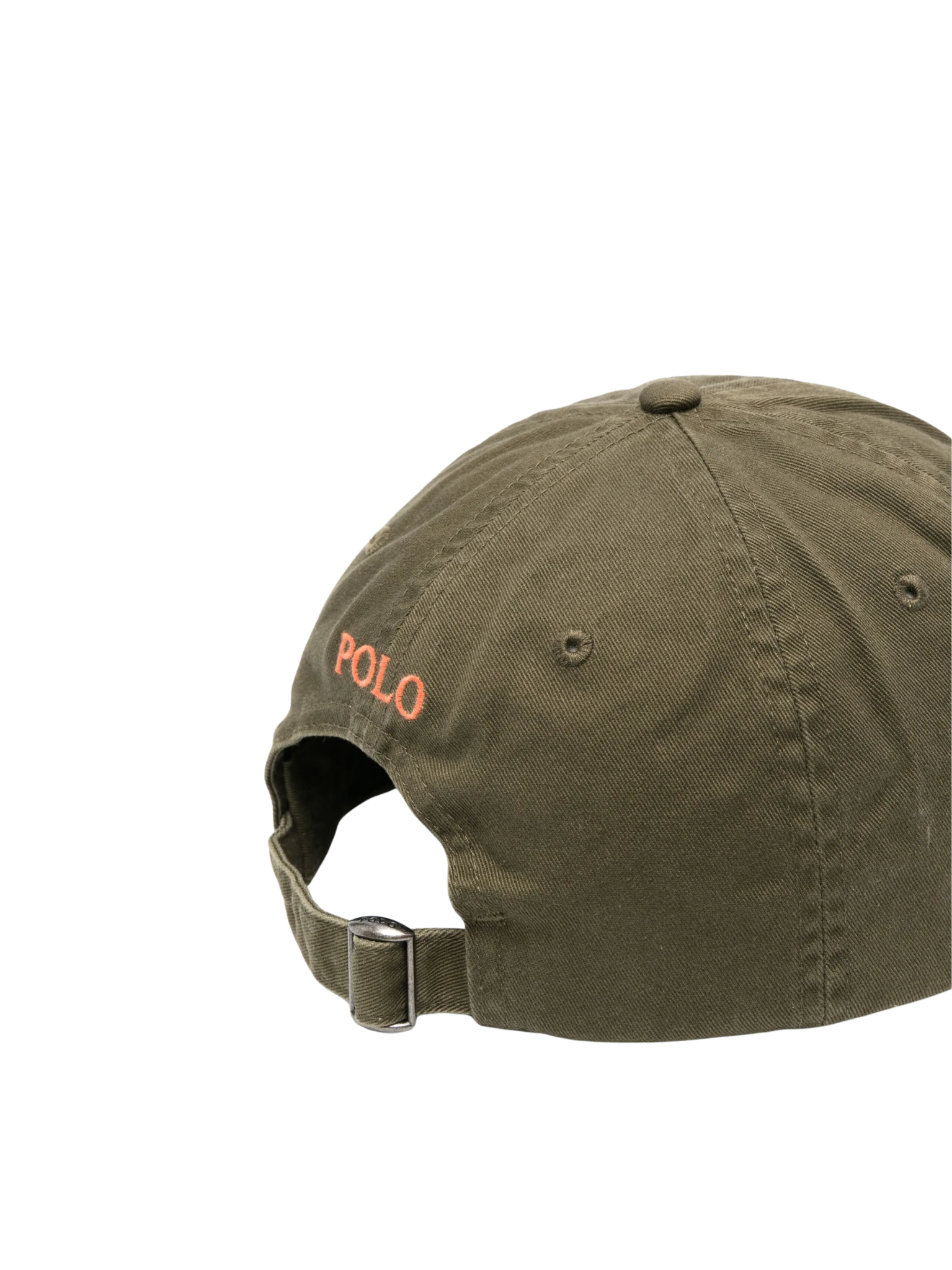 RALPH LAUREN WOMEN The Iconic Cotton Chino Ball Cap Canopy Olive