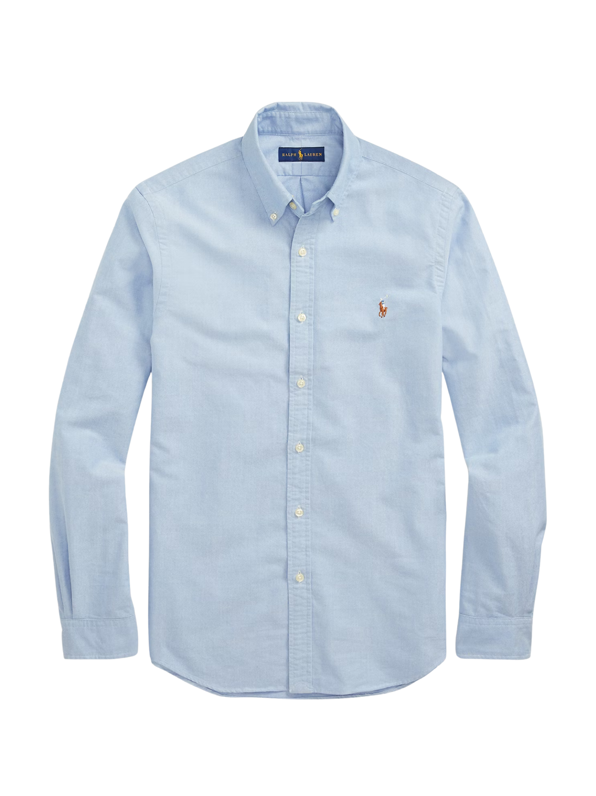 RALPH LAUREN Slim Fit Oxford Shirt Blue