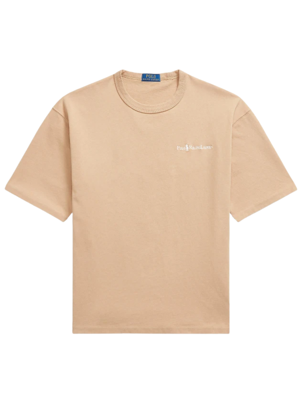 RALPH LAUREN Relaxed Fit Logo Jersey Knit T-Shirt Vintage Khaki